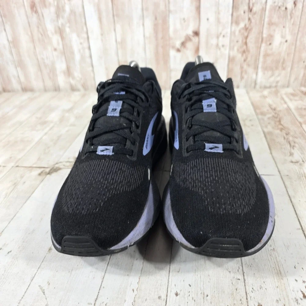 Brooks Launch GTS 9 Womens Running Shoes Black Purple 1203741B060 Size 9
